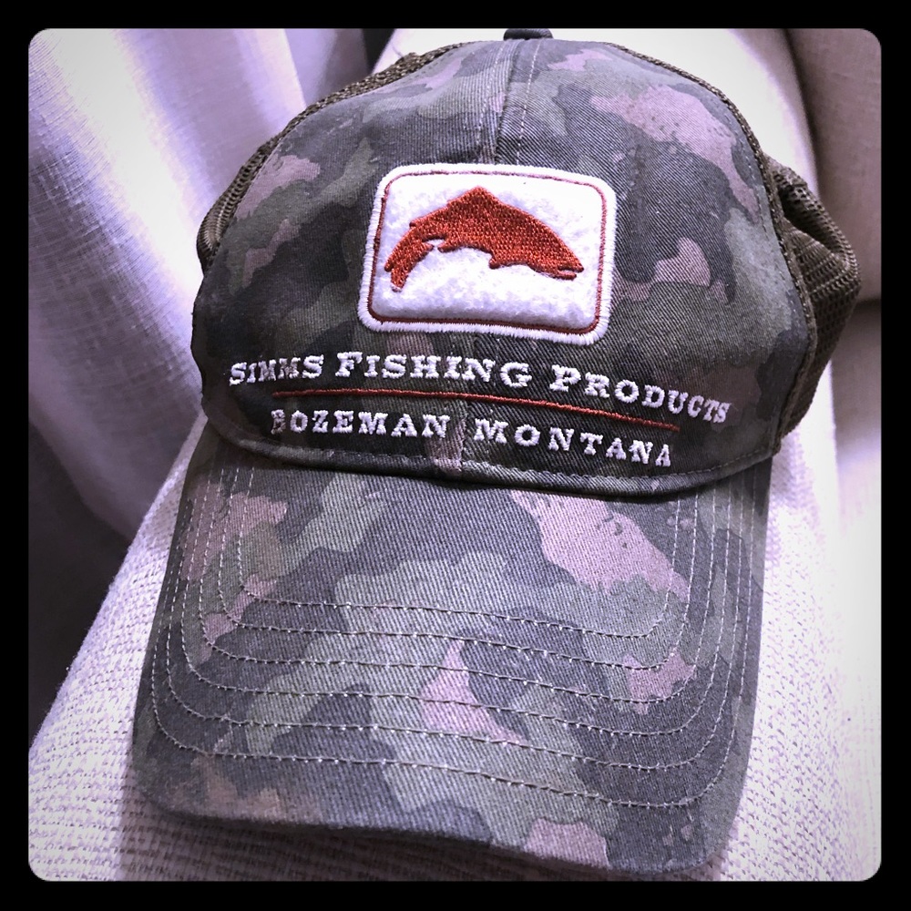 Simms Fishing Camo hat